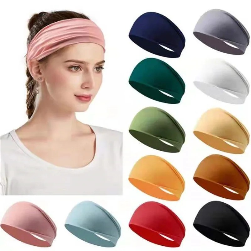 Bandana Cotton - 1PC Pure Color Sweat-Absorbing Sports Scarf