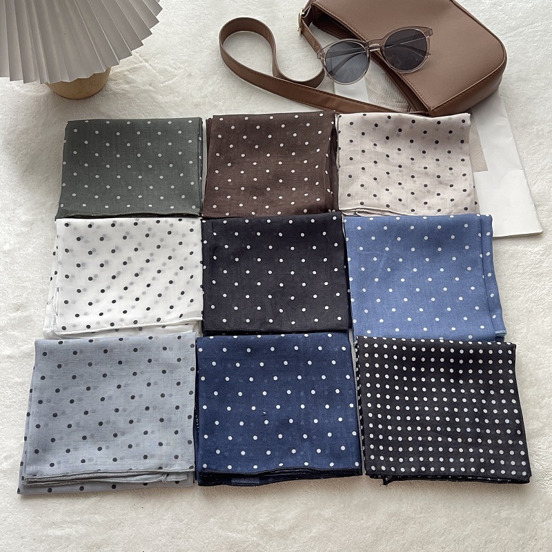 Lady Hair Dot Scarf Female Cot - Bandana Cotton review and price