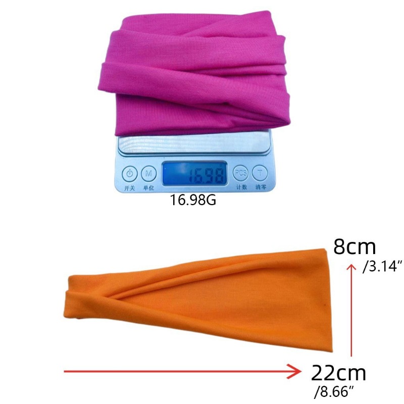 1PC Pure Color Sweat-Absorbing - Bandana Cotton review and price