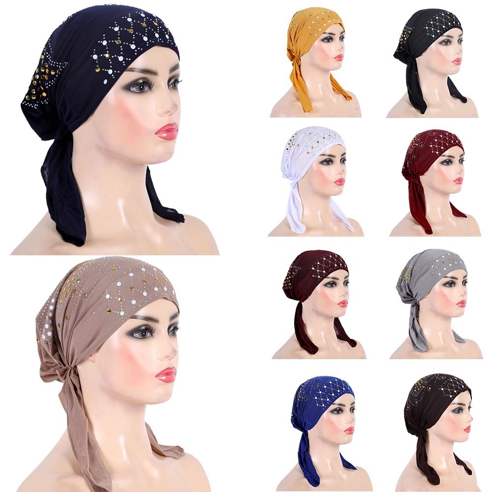 Fashion Gold Sequins Turban Hi - Head Wrap Turban review and price