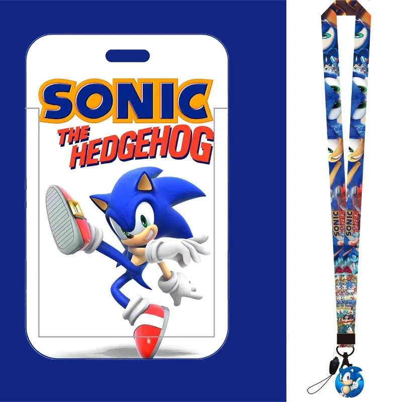 Cartoon Sonic Bus Card Holder  - Lanyard Badge Holder review and price