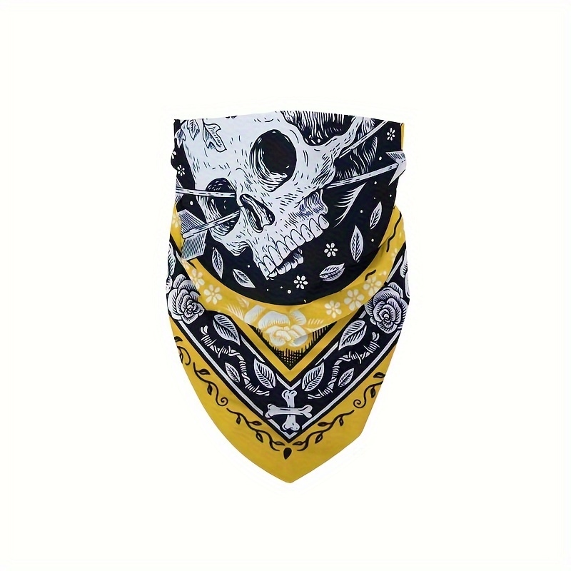 Skull Arrow Retro Headscarf Sq - Bandana Cotton review and price