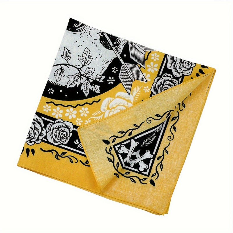 Skull Arrow Retro Headscarf Sq - Bandana Cotton review and price