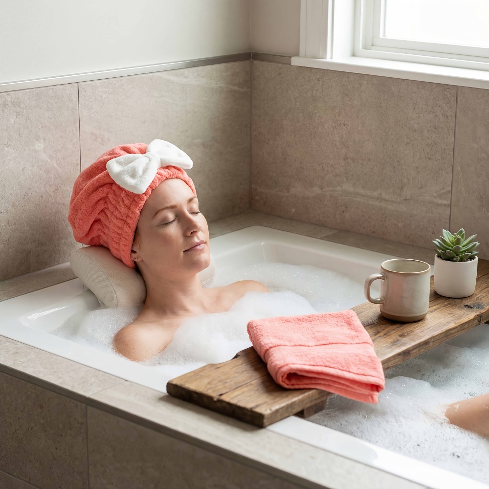 Microfiber Hair Drying Cap, Qu - Head Wrap Turban review and price