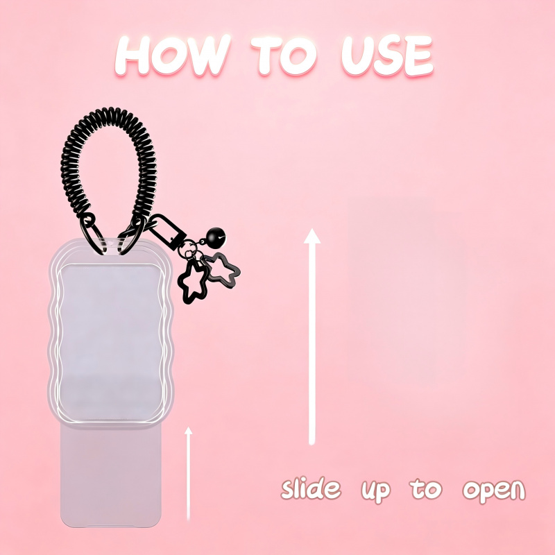 insUnique wavy edge ID card ho - Lanyard Badge Holder review and price