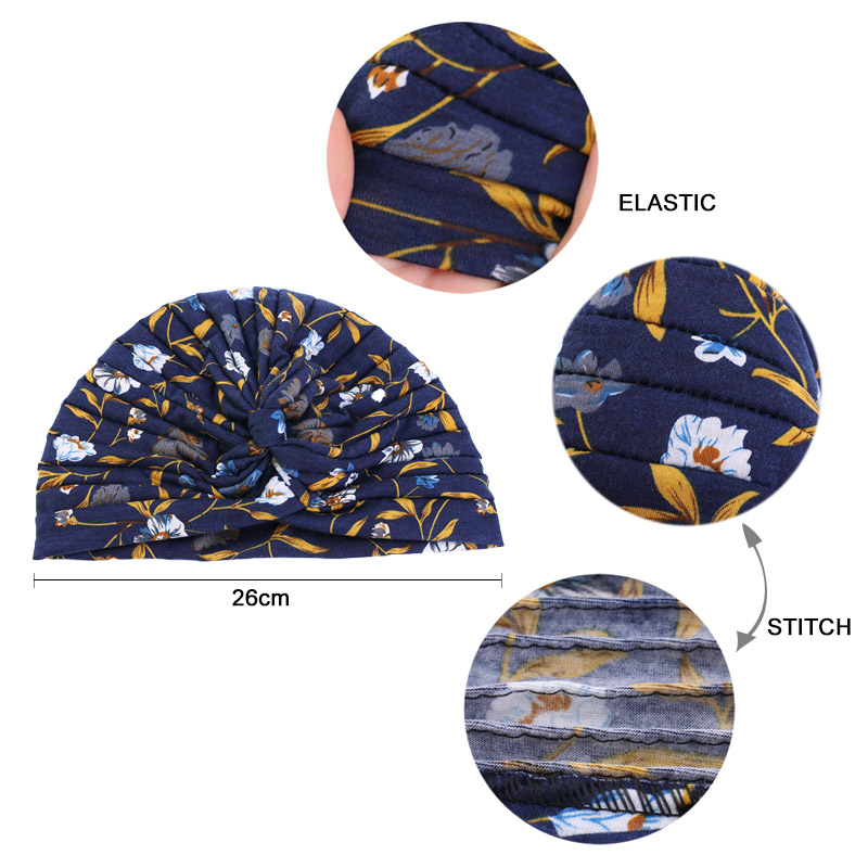New Flower Print Knot Turban H - Head Wrap Turban review and price