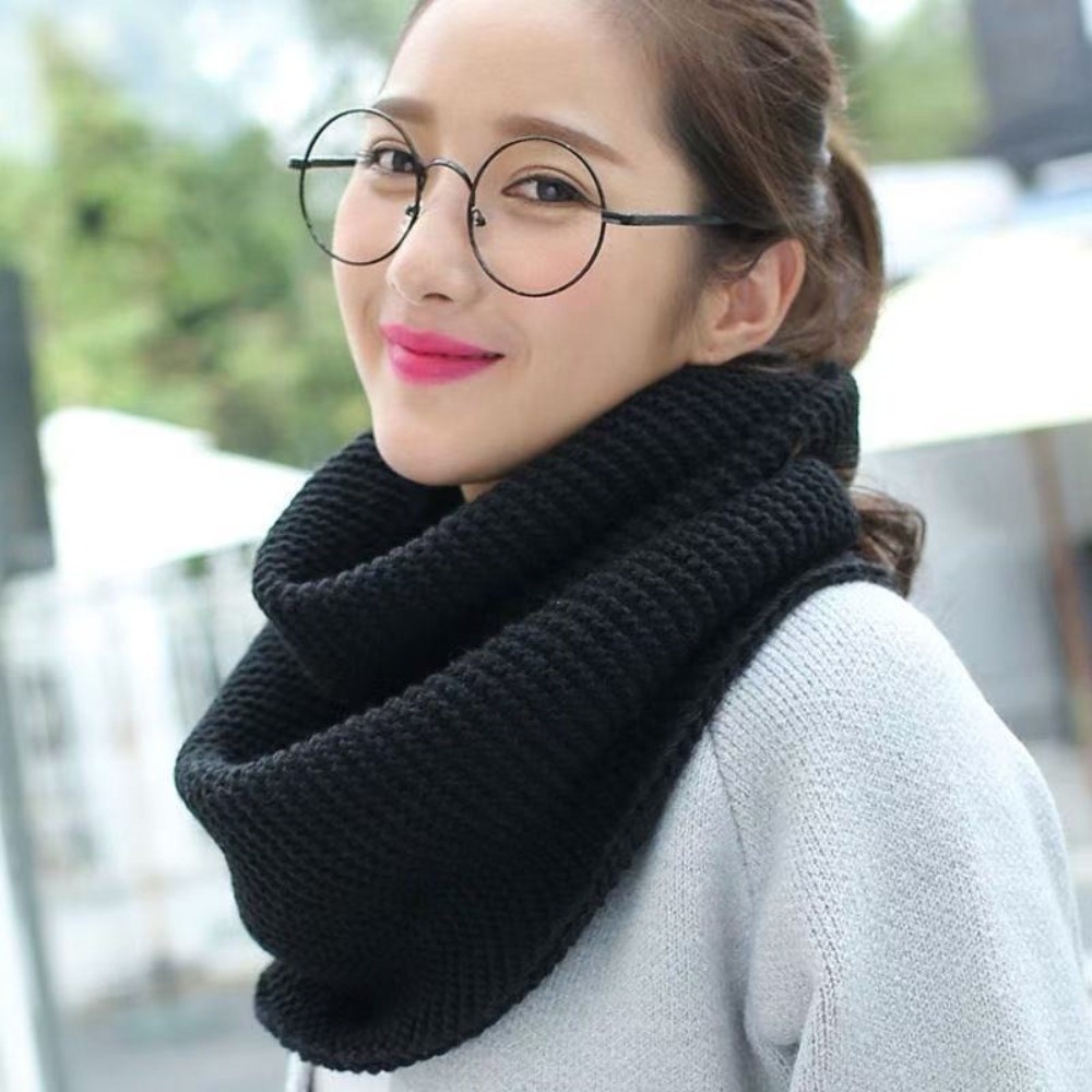 Solid Color Infinity Loop Scar - Infinity Scarf Knit review and price